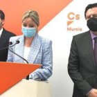 La líder de Cs en Murcia, Ana Martínez Vidal, este viernes.