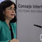 La ministra de Sanidad, Carolina Darias