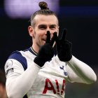 Bale, celebrado uno de los goles que recientemente ha marcado con el Tottenham.