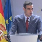 El presidente del Gobierno, Pedro Sánchez