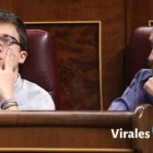 Íñigo Errejón y Pablo Iglesias