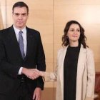 Sánchez y Arrimadas, en uno de sus encuentros