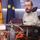 El portavoz de Podemos, Pablo Echenique