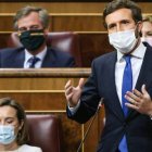 El líder del PP, Pablo Casado