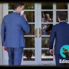 Pedro Sánchez y Pere Aragonés en Moncloa