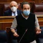 Iglesias, este miércoles en la sesión de control