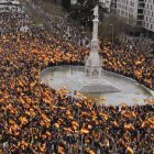 La manifestación en Colon contra Sánchez de febrero de 2019.