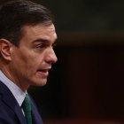 El presidente del Gobierno, Pedro Sánchez