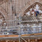 Andamio en la Catedral de Valencia // A. Saiz/AVAN