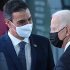 Pedro Sánchez y Joe Biden