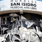 Murales de San Isidro en homenaje a Miguel Hernández