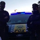 Agentes de la Unidad Fox de la Policía Local de Alicante