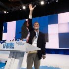 Mariano Rajoy, este sábado, en el Congreso del PP de Galicia.