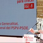 Ximo Puig, secretario general del PSPV y president de la Genealitat Valenciana