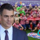 Pedro Sánchez, con su Atleti