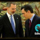 El Rey Felipe y Pedro Sánchez en uno de sus encuentros