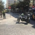 La Policía acordona el lugar del incidente.