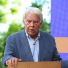 El expresidente Felipe González, este lunes.