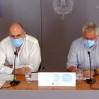 Manuel Villar y Antonio Manresa, portavoces del equipo de gobierno de Alicante