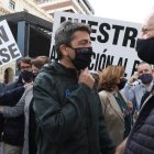 Carlos Mazón junto al presidente de ASAJA, Eladio Aniorte, durante la concentración celebrada en Alicante hace unas semanas