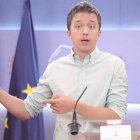 Errejón, este martes en una comparecencia en el Congreso.