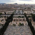 Vista aérea del cementerio de Alicante / Dron Policía Local