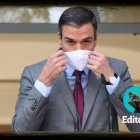 Pedro Sánchez, explicando los indultos