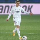 Odegaard, durante un partido de la pasada temporada