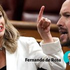 Yolanda Díaz y Pablo Iglesias