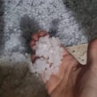 Granizo en las partidas rurales de Alicante