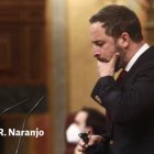 Santiago Abascal, en el Congreso