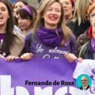 Irene Montero y sus colaboradoras, el 8M de 2020