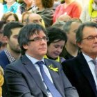 Puigdemont y Artur Mas en Bruselas.