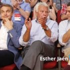 Zapatero, Felipe y Sánchez en 2014