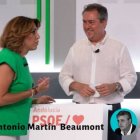 Susana Díaz y Juan Espadas, del PSOE andaluz