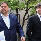 Oriol Junqueras y Carles Puigdemont