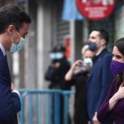 Pedro Sánchez e Irene Montero el pasado 8M