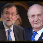 El Rey Juan Carlos y Mariano Rajoy