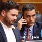 Gabriel Rufián y Pedro Sánchez