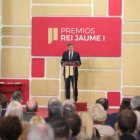 Ximo Puig durante la entrega de premios Rei Jaume I