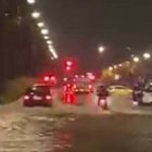 Intensa lluvia en Valencia durante la noche del viernes