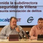 Jorge Vilas, responsable nacional de CSIF prisiones, y José Ramón López, presidente de ACAIP-UGT.