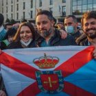 Abascal y García Gallardo, este jueves en El Bierzo.