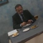 José Luis Ábalos y su solitaria comida