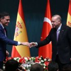 Sánchez y Erdogan en la pasada cumbre España-Turquía en Ankara