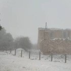 Nevada en el Serrallo (Mas de Tetuán), en la Font Roja / FOTO Laboratorio Climatología UA