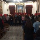 Concejales de la corporación municipal de Elche han guardado tres inutos de silencio por el asesinato de Sueca