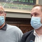 Joan Ribó y el concejal responsable de la Policía Local, Aaron Cano