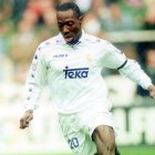 Freddy Rincón, con la camiseta del Real Madrid.