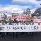 Agricultores valencianos en la protesta de Madrid